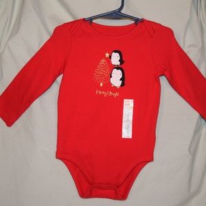 Jumping Beans Girls Merry Bright Christmas Shirt